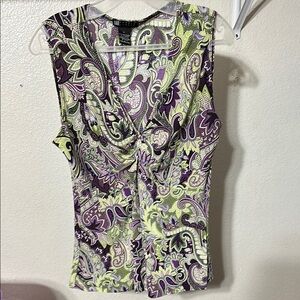 Carole Little Purple dressy top